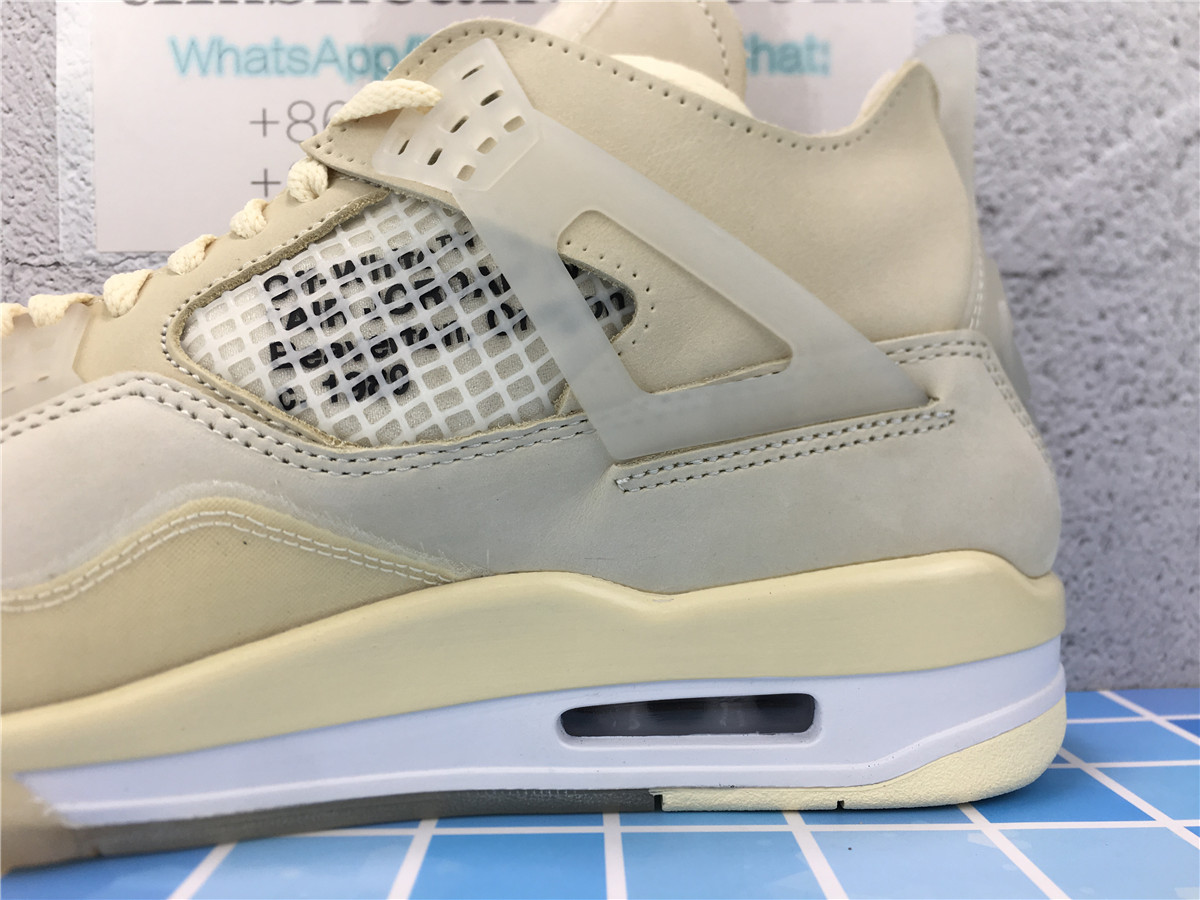 New batch Off-White x Wmns Air Jordan 4 SP Sail CV9388-100